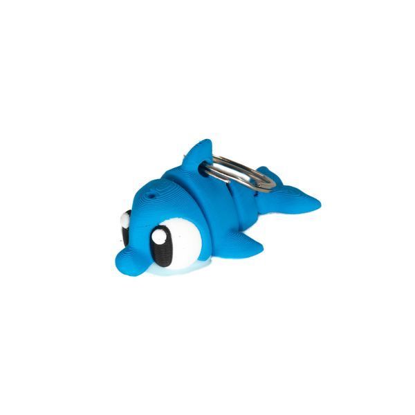 Cute Dolphin/ Милий Дельфін Keychain &mdash; 3D-друкована фігурка/іграшка та брелок 03051100 фото