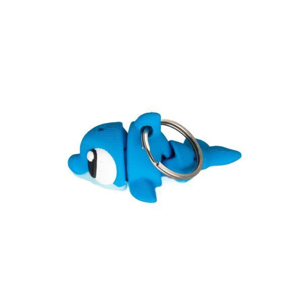 Cute Dolphin/ Милий Дельфін Keychain &mdash; 3D-друкована фігурка/іграшка та брелок 03051100 фото