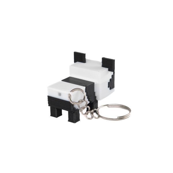 Minecraft Panda / Майнкрафт Пандочка Keychain &mdash; 3D-друкована фігурка/іграшка та брелок 01038100 фото