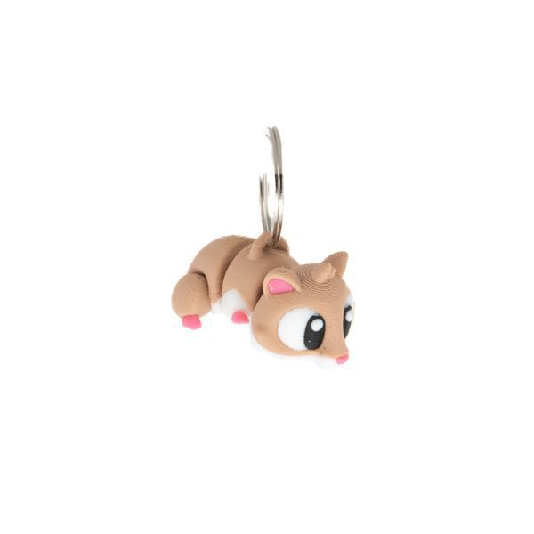 Cute Hamster / Милий Хомʼяк Keychain &mdash; 3D-друкована фігурка/іграшка та брелок 03039100 фото