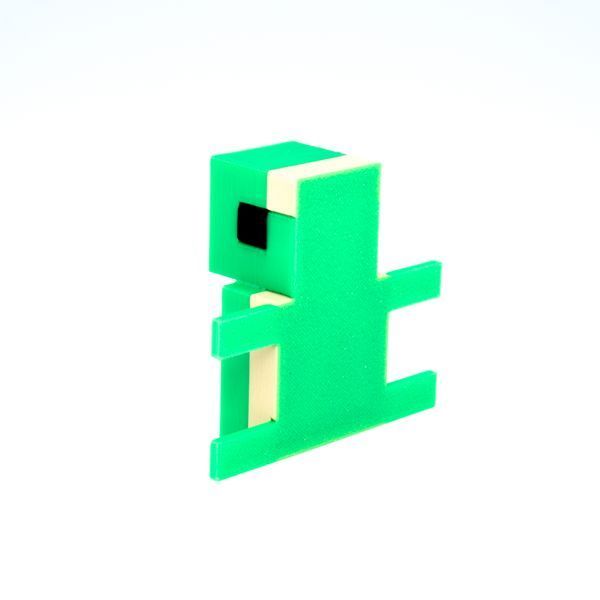 Minecraft Turtle / Майнкрафт Черепашка Keychain &mdash; 3D-друкована фігурка/іграшка та брелок 01039100 фото