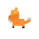 Roblox Fox / Роблокс Лисиця GaG &mdash; 3D-друкована фігурка/іграшка та брелок 02002000 фото 3
