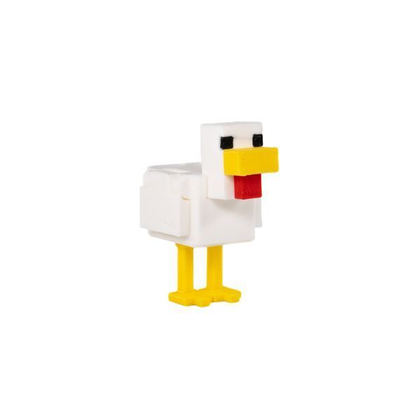 Minecraft Chicken / Майнкрафт Курка &mdash; 3D-друкована фігурка/іграшка та брелок 01009000 фото