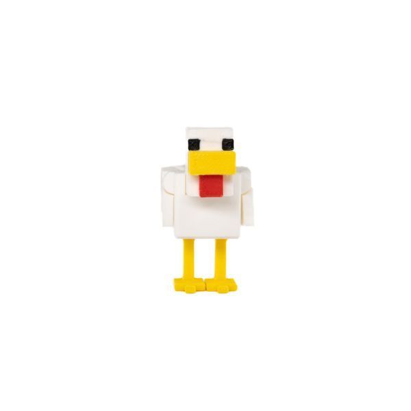 Minecraft Chicken / Майнкрафт Курка &mdash; 3D-друкована фігурка/іграшка та брелок 01009000 фото
