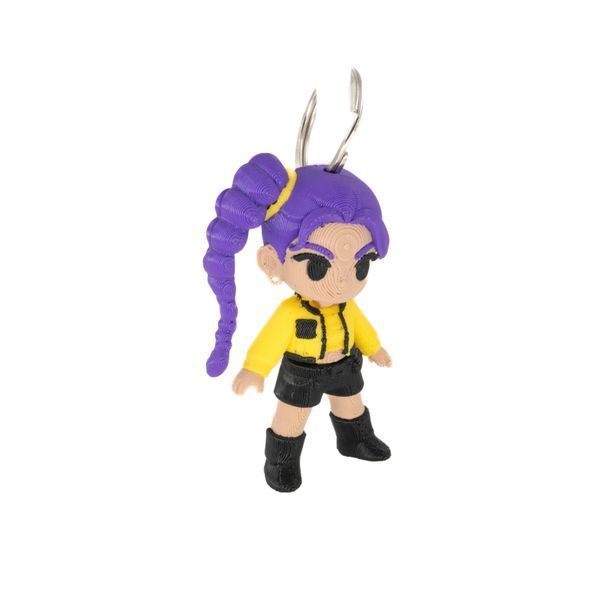 Hero K-pop Rumi / Героїня Румі Keychain &mdash; 3D-друкована фігурка/іграшка та брелок 04038100 фото