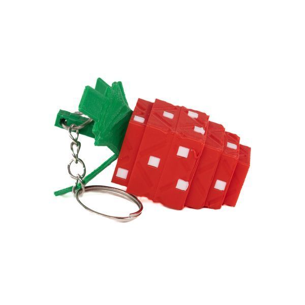 Roblox Elder Strawberry / Роблокс Стара Полуниця GaG Keychain &mdash; 3D-друкована фігурка/іграшка та брелок 02011100 фото